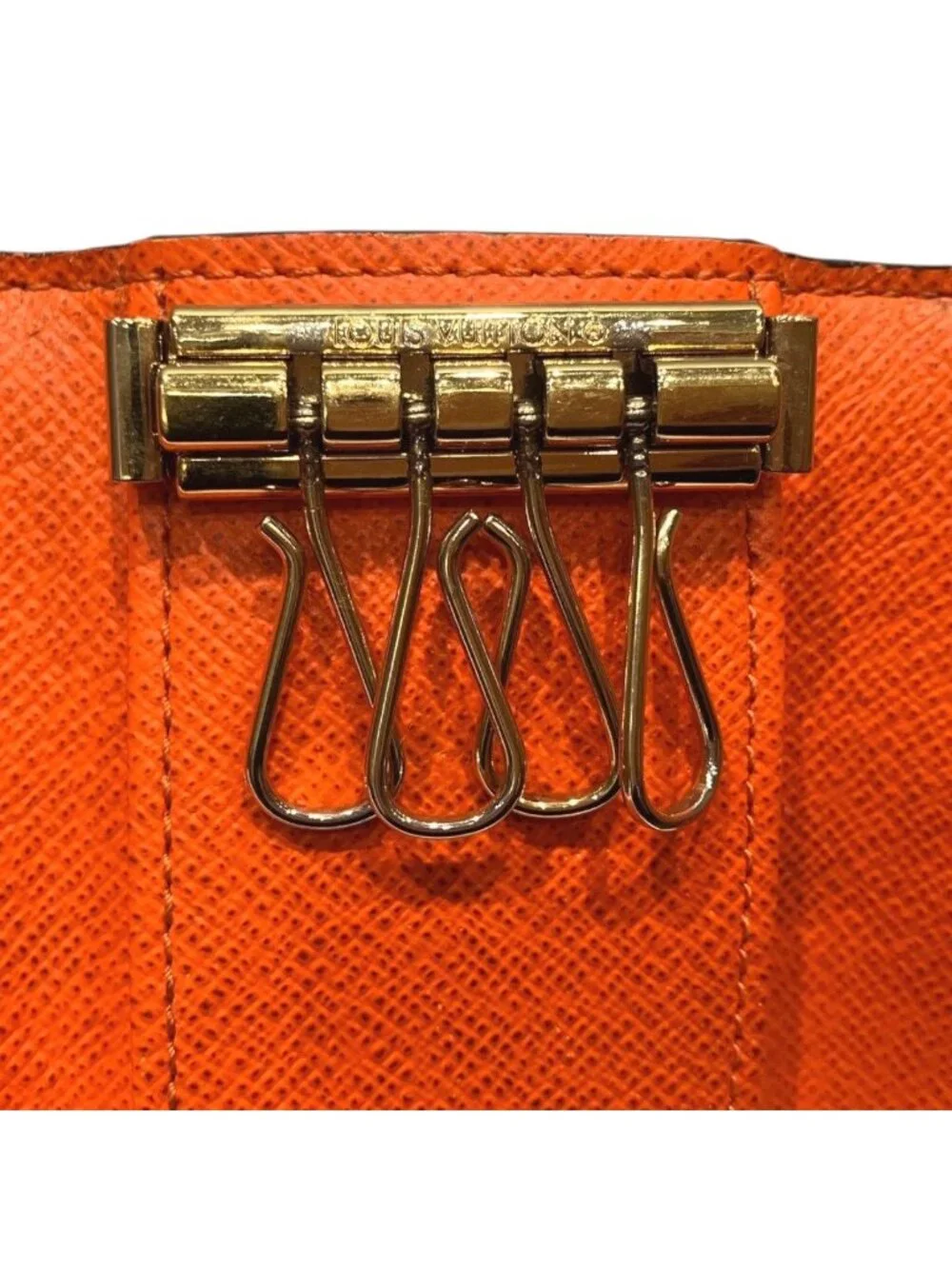 Louis Vuitton Multicles 4 Monogram Key Case Canvas Key Holder